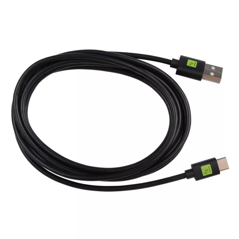 Techly ICOC MUSB20-CMAM20T USB kabelis USB 2.0 2 m USB A USB C melns