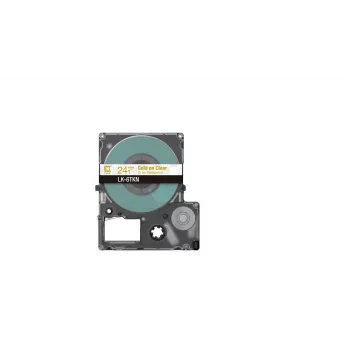 Epson LK-6TKN zelta caurspīdīga 2,4 cm termopārneses lentes kasetne