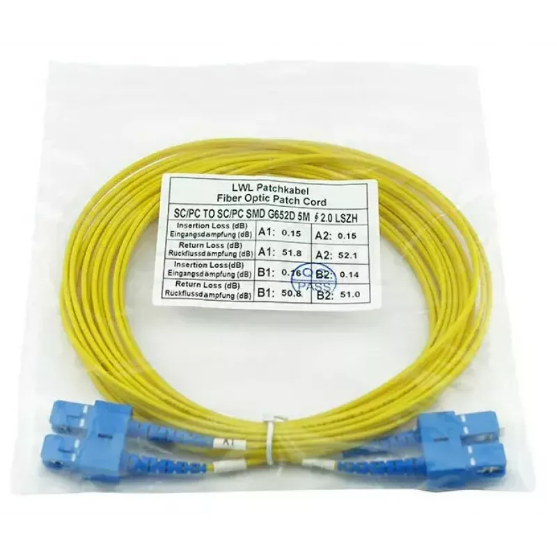 BlueOptics SFP3232BU7.5MK InfiniBand optiskās šķiedras kabelis 7,5 m SC