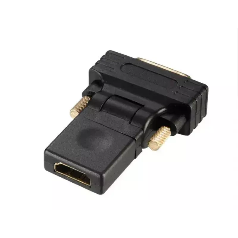 Kabeļa dzimuma mainītājs DVI-D HDMI Akasa AK-CBHD16-BK