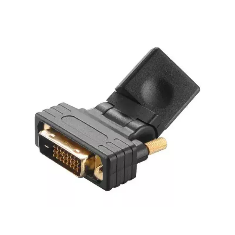 Kabeļa dzimuma mainītājs DVI-D HDMI Akasa AK-CBHD16-BK