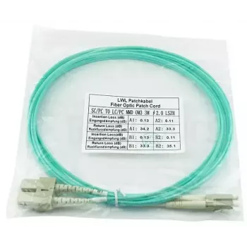 BlueOptics InfiniBand optiskās šķiedras kabelis 5 m 2x LC 2x SC LC/APC