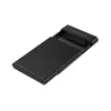 Conceptronic DANTE06B 2,5 collu cietā diska kaste USB 3.0, HDD/SSD korpuss, 2,5 collas, Serial ATA III, 6 Gbit/s, USB savienojamība, melns