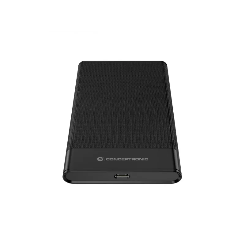Conceptronic DANTE06B 2,5 collu cietā diska kaste USB 3.0, HDD/SSD korpuss, 2,5 collas, Serial ATA III, 6 Gbit/s, USB savienojamība, melns