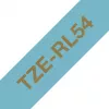 Brother TZE-RL54 lentes uzlīmju lente Zelts uz zila