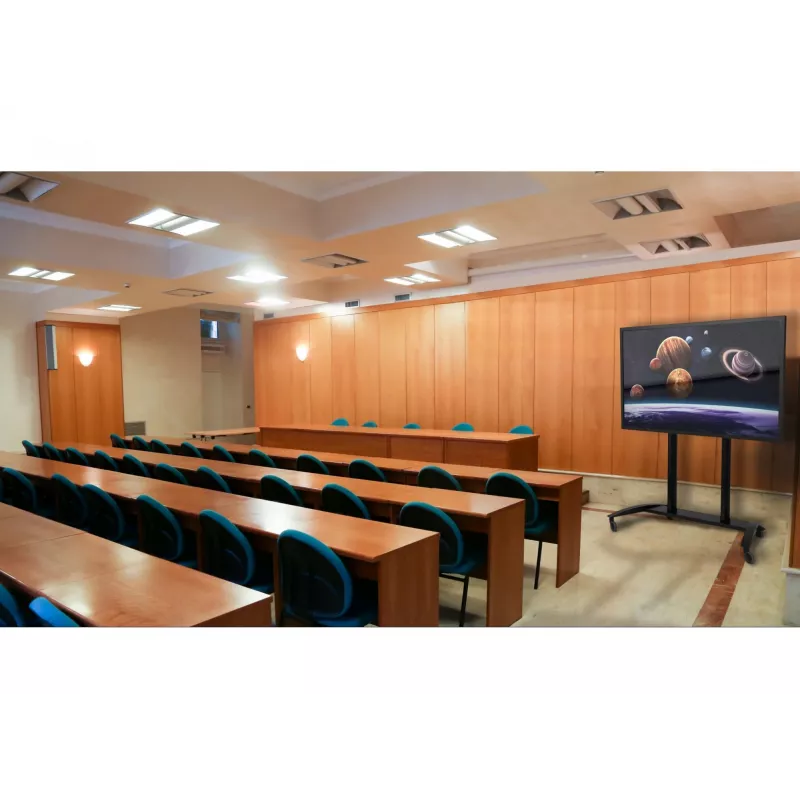 Peerless SR598 multimediju ratiņi/statīvs Melns Plakanam panelim