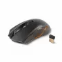 Lexip Ar18 – Bezvadu spēļu pele ar keramikas kājiņām, labroču, optiska, RF bezvadu + USB Type-A, 4800 DPI, melna