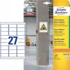 Pašlīmējošā etiķete Avery L7874-20 Noapaļots taisnstūris