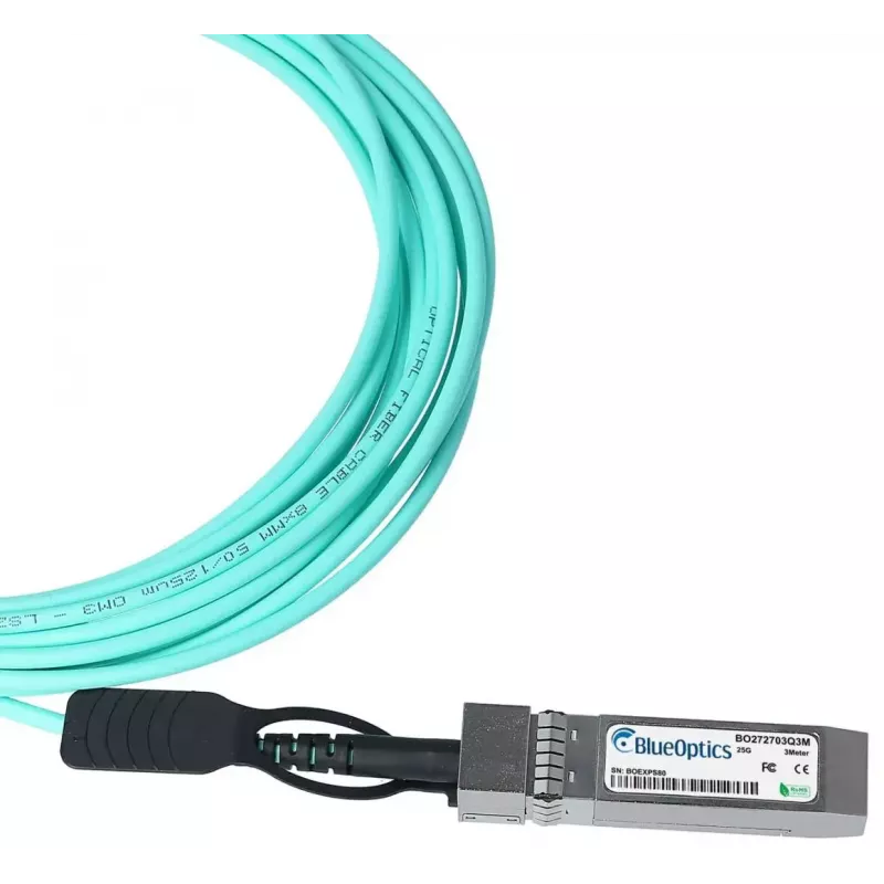 BlueOptics UACC-AOC-SFP28-50M-BO InfiniBand optiskās šķiedras kabelis 50m SFP28 Male