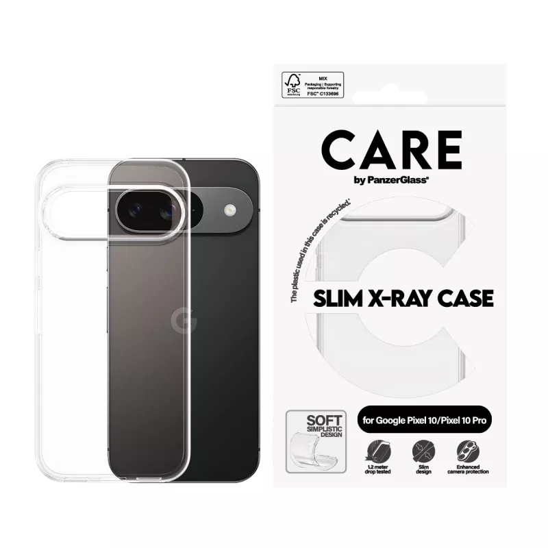 Cover PanzerGlass CARE by moderns vāciņš Transparent X-Ray Soft Basic Google Pixel 10 10 Pro