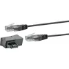 Tīkla kabelis Schwaiger TAL6731 533 RJ45 RJ45/TAE-F 3m Melns