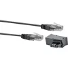 Tīkla kabelis Schwaiger TAL6731 533 RJ45 RJ45/TAE-F 3m Melns