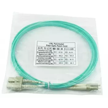 BlueOptics SFP3132EU7.5MK InfiniBand optiskās šķiedras kabelis 7,5 m LC SC Aqua