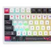 Mehāniskā spēļu tastatūra ASUS ROG Azoth X — 75% izkārtojums, USB + RF bezvadu + Bluetooth, RGB, plaukstas balsts, melna/balta