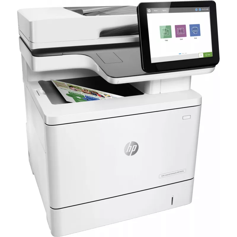 HP Color LaserJet Enterprise MFP M578dn, lāzerprinteris, krāsu druka, 1200 x 1200 DPI, A4, tiešā druka, balts