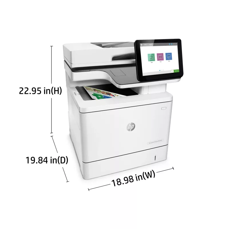 HP Color LaserJet Enterprise MFP M578dn, lāzerprinteris, krāsu druka, 1200 x 1200 DPI, A4, tiešā druka, balts