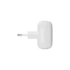 ES plakanā sienas lādētājs d bramante re-charge Pro — 2× USB-C 25W, iekšdarbiem, balta