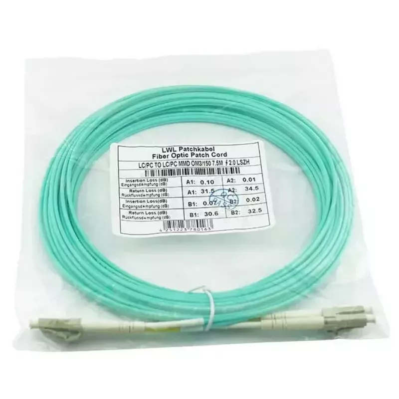 InfiniBand optiskās šķiedras kabelis BlueOptics 050502K512000003M 3 m 2x LC LC/APC