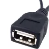 Techly USB 2.0 kabelis OTG A F Micro USB M ar USB 30cm Melns ICOC MUSB-MC2