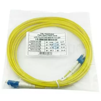 Optiskās šķiedras kabelis BlueOptics SFP3131BU1.5MK LC G.657.A1 1.5 m Dzeltens