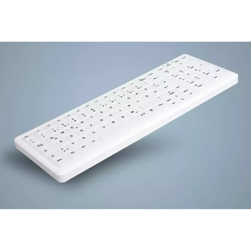 Active Key AK-C7000F-UVS-W/CH klaviatūra Medicīniska USB Balta Pilnizmēra Vadu Membrāna LED