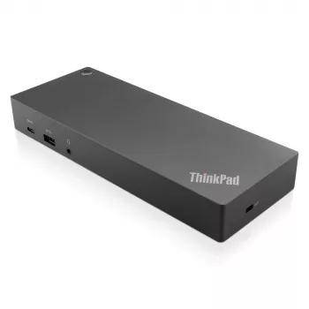 Lenovo ThinkPad Hybrid USB-C ar USB-A doku vadu USB 3.2 Gen 2 Type-C melns