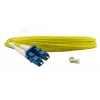Optisko šķiedru komutācijas kabelis BlueOptics SFP3131BU3MK 3 m OS2 LC–LC dzeltens, 9 µm, pilna dupleksa