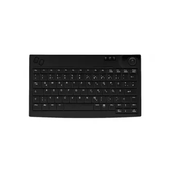 Active Key AK-440 tastatūra birojam USB QWERTZ franču melna mehāniska bez ciparu daļas