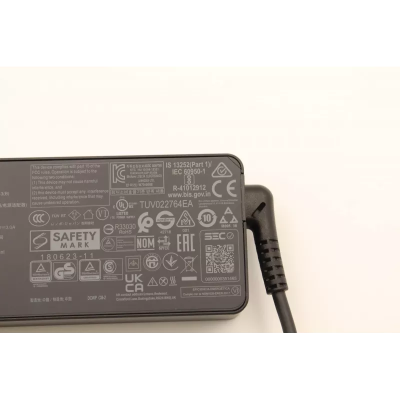 Lenovo 5A10W86250 strāvas adapteris Iekštelpām 65 W Melns