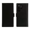 Folio viedtālruņa maciņš dbramante1928 Lynge Samsung Galaxy S23 Ultra — melns, 3 karšu kabatiņas, der 6,8 collu