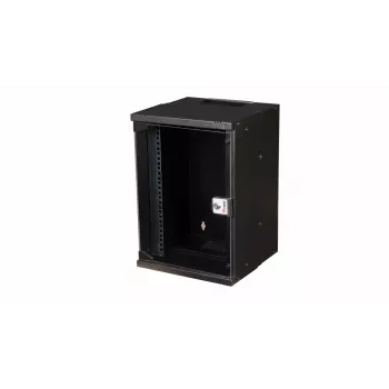 Equip Eco Mount 10' skapis, 09U, 300X300MM, RAL9005 melns