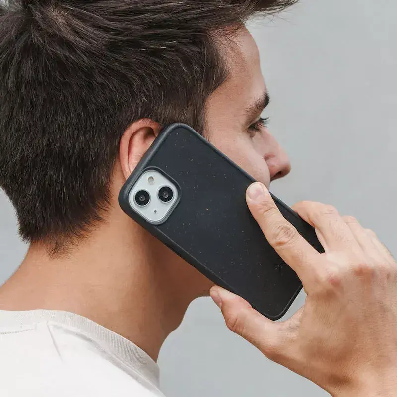 Woodcessories Bio Case mobilā tālruņa vāciņš Vāks Melns iPhone 14 Plus 17 cm