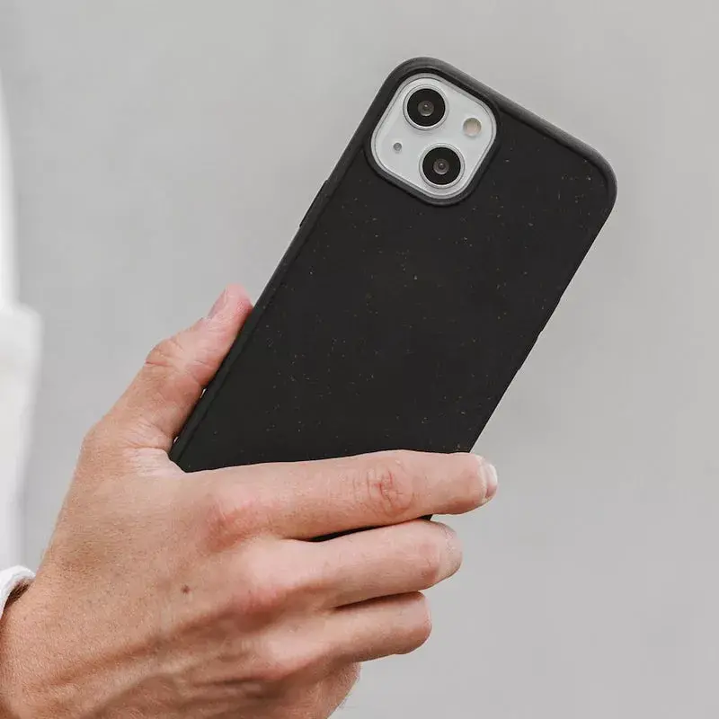 Woodcessories Bio Case mobilā tālruņa vāciņš Vāks Melns iPhone 14 Plus 17 cm