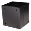 Pie sienas stiprināms statīva skapis EQUIP EWM-06-3030-B 6U, 312 mm platums, 300–330 mm dziļums, melns