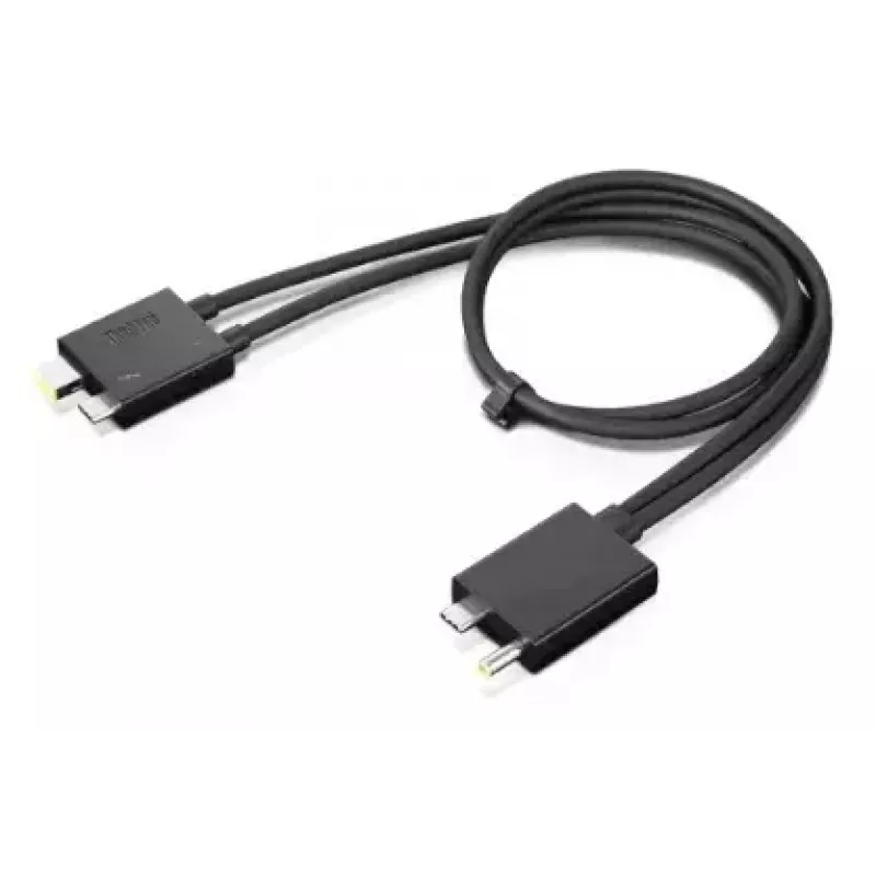 Lenovo 4X90U90616 USB grafiskais adapteris melnā krāsā