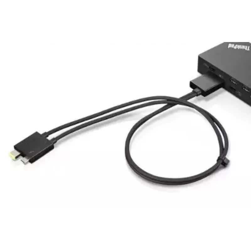 Lenovo 4X90U90616 USB grafiskais adapteris melnā krāsā