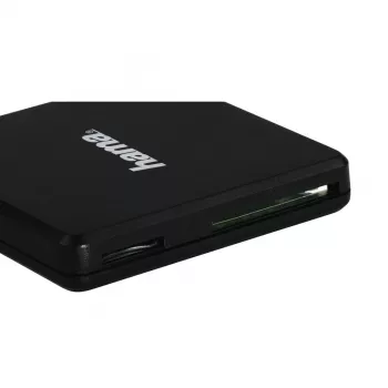 Hama 00124156 karšu lasītājs USB 3.2 Gen 1 (3.1 Gen 1) Type-A Melns