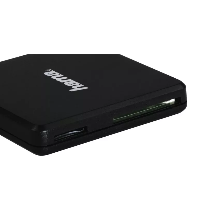 Hama 00124156 karšu lasītājs USB 3.2 Gen 1 (3.1 Gen 1) Type-A Melns