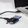 Hama 00124156 karšu lasītājs USB 3.2 Gen 1 (3.1 Gen 1) Type-A Melns