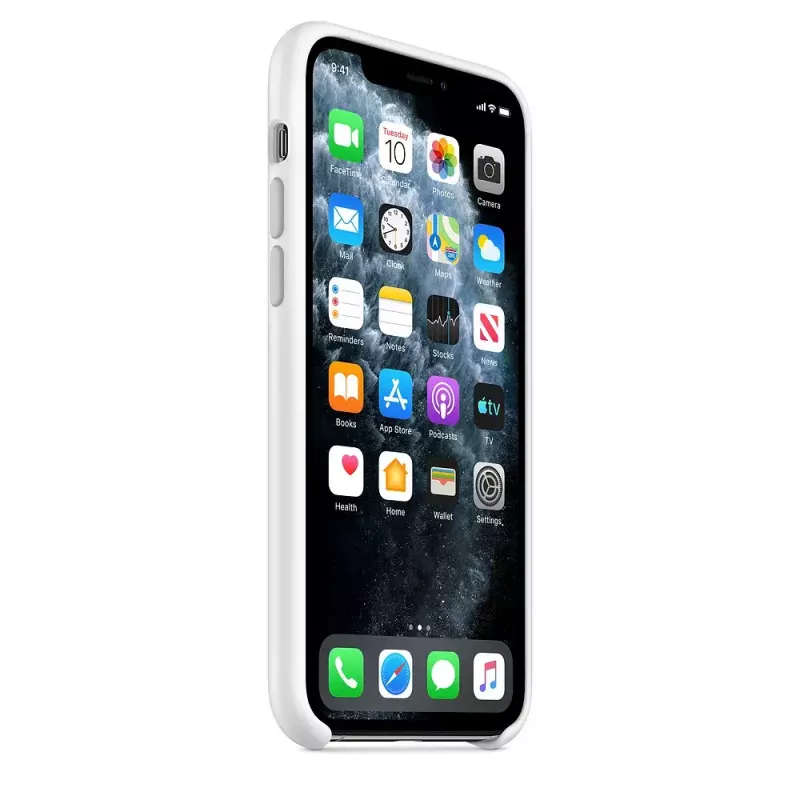Apple iPhone 11 Pro silikona maciņš balts