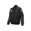 Bomber Jacket ASUS ROG Cosmic Bomber Male Regular Fit Long Sleeve Melns pelēka