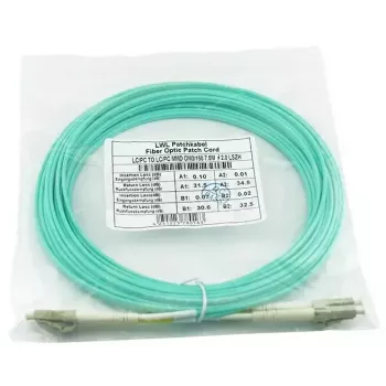 BlueOptics InfiniBand optiskās šķiedras kabelis 7,5 m 2x LC LC/APC zaļš