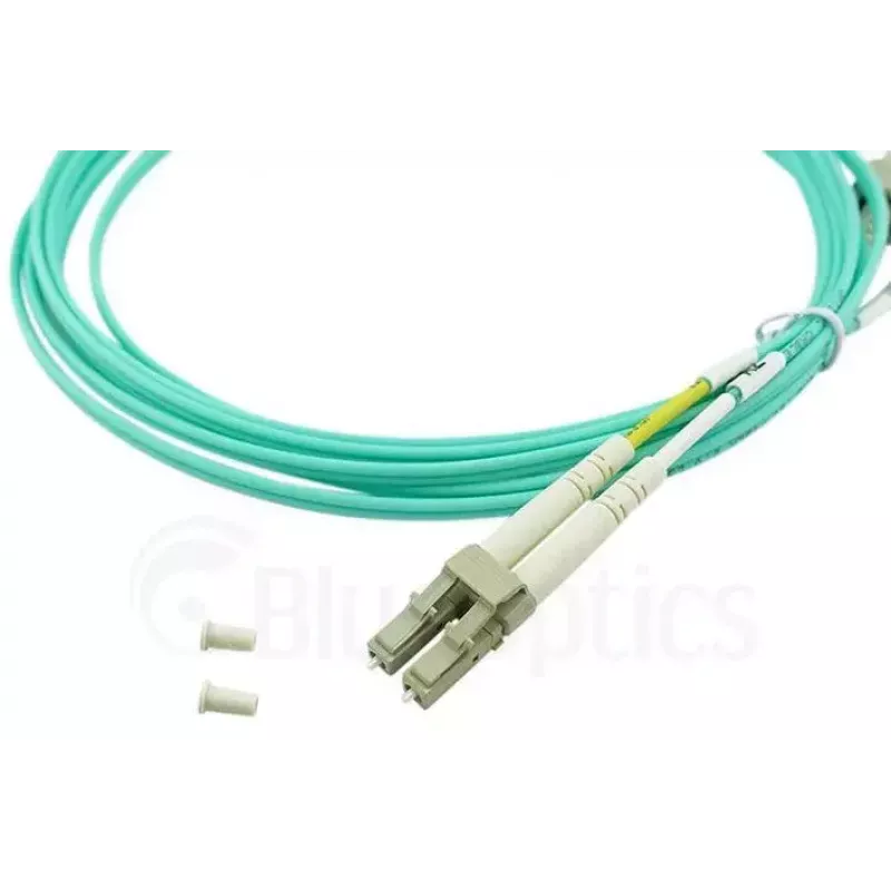BlueOptics InfiniBand optiskās šķiedras kabelis 7,5 m 2x LC LC/APC zaļš
