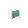 Samsung The Frame GQ32LS03CBU 81,3 cm (32 collas) Full HD viedais televizors Wi-Fi melns