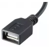 Micro USB kabelis Akasa AK-CBUB25-15BK 0,15m