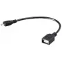 Micro USB kabelis Akasa AK-CBUB25-15BK 0,15m