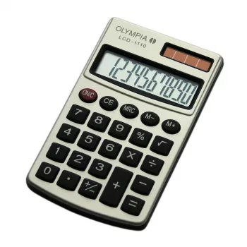Pamata kalkulators Olympia LCD 1110 Pocket Silver