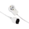 Hama Powerplug strāvas pagarinātājs 3 m 2 maiņstrāvas kontaktligzdas(-u) Iekštelpām Balts