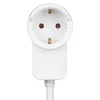 Hama Powerplug strāvas pagarinātājs 3 m 2 maiņstrāvas kontaktligzdas(-u) Iekštelpām Balts