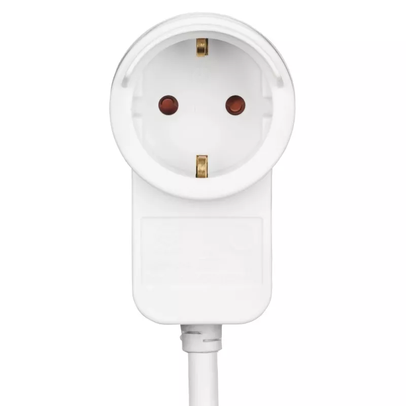 Hama Powerplug strāvas pagarinātājs 3 m 2 maiņstrāvas kontaktligzdas(-u) Iekštelpām Balts